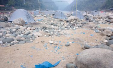 Camping at Dawki Shnongpdeng